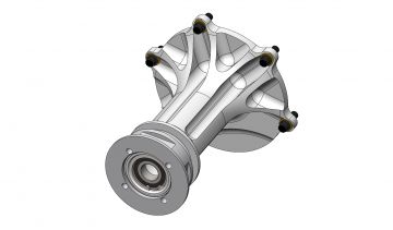 RCD Extension  7.0" one-piece pump ext. & drive shaft  to fit all  BB and Hemi  RCD gear drives